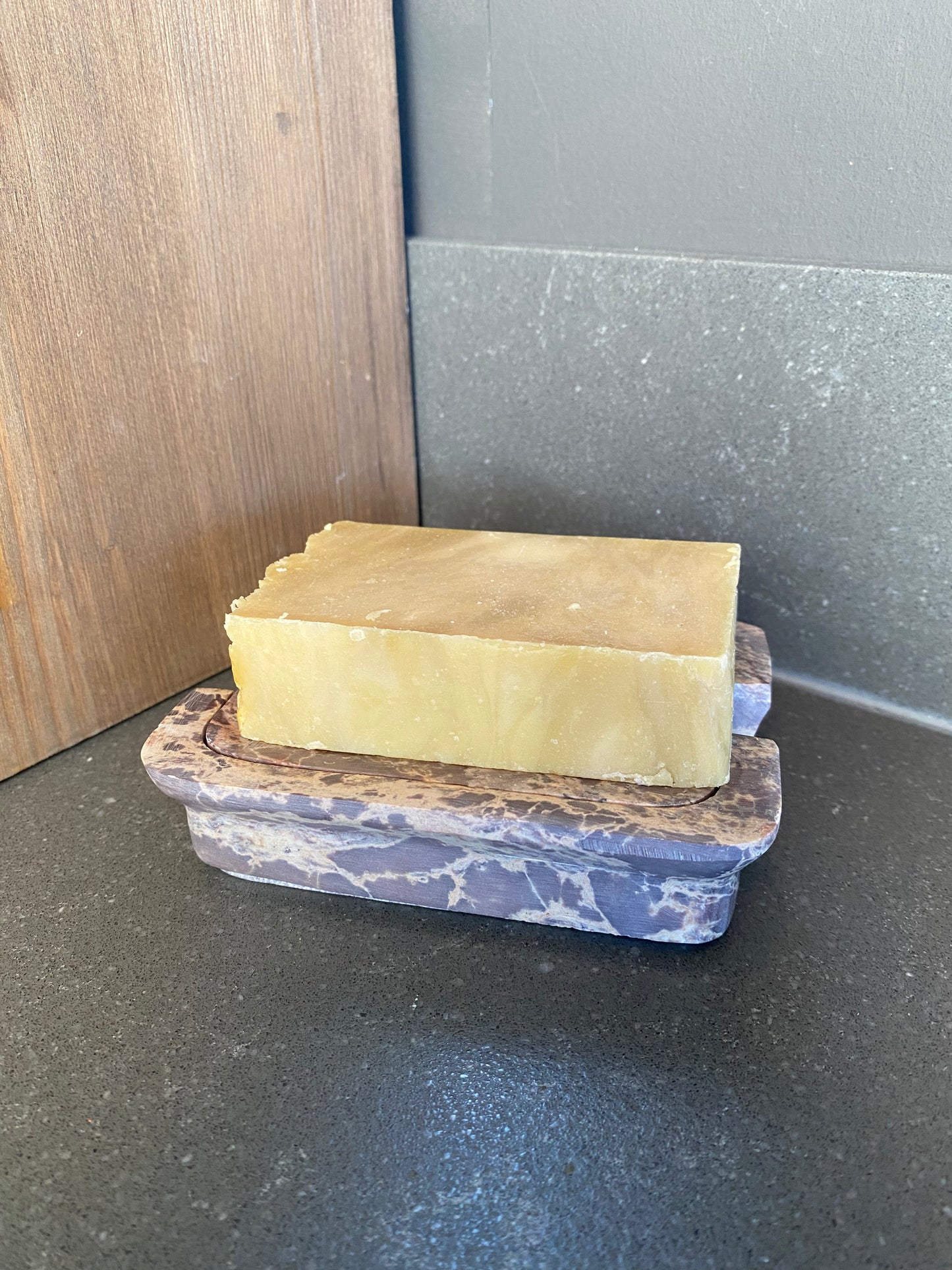 Zeepbakje steen rechthoek uitneembaar