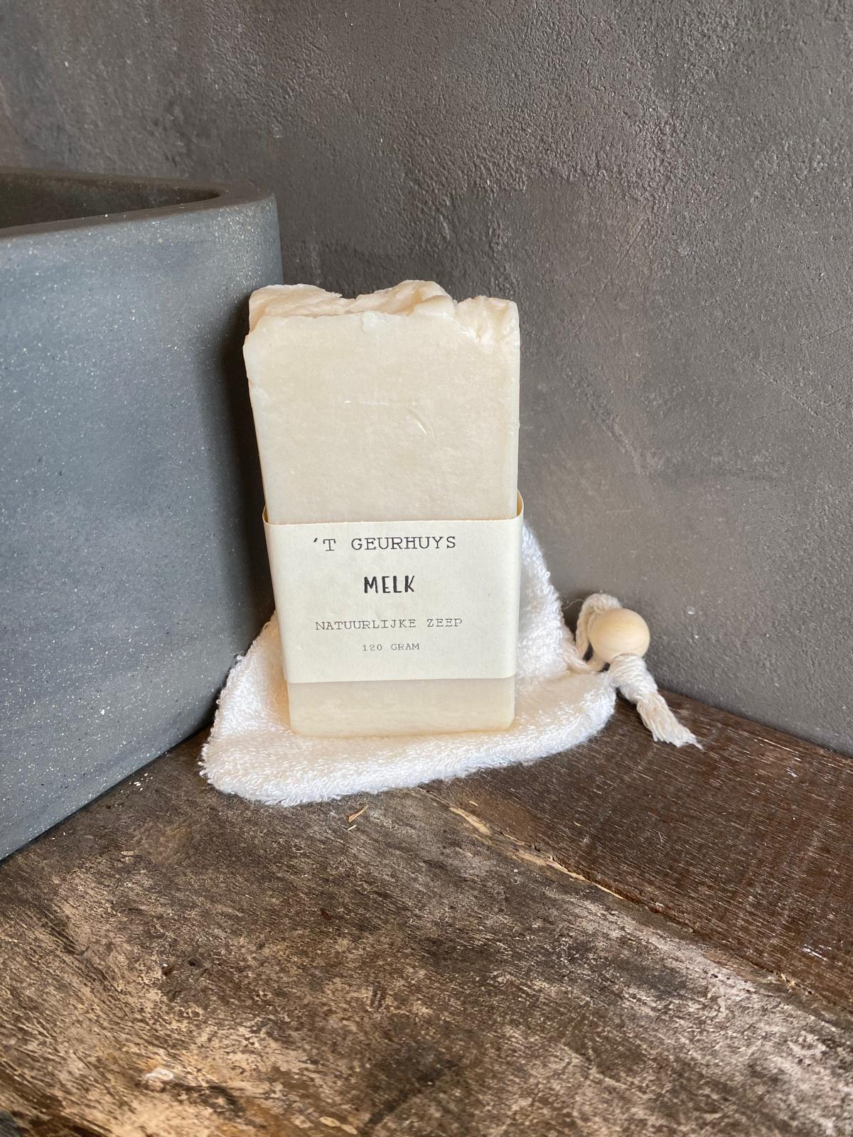 Melk- Olijfolie zeep